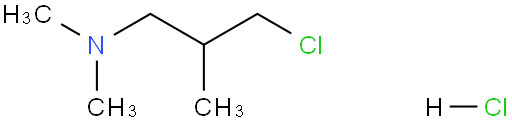 N,N-二甲氨基-3-氯-2-甲基丙烷盐酸盐