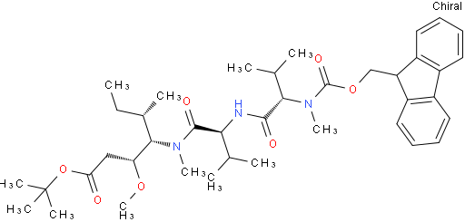 (5S,8S,11S,12R)-11-((S)-仲丁基)-1-(9H-芴-9-基)-5,8-二异丙基-12-甲氧基-4,10-二甲基-3,6,9-三氧代-2-氧杂-4,7,10-三氮杂十四烷-14-酸酯