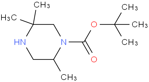 叔丁基2,5,5-三甲基哌嗪-1-甲酸叔丁酯