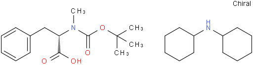 N-叔丁氧羰基-N-甲基-L-苯丙氨酸二环己胺盐