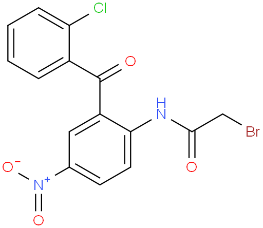 2-溴乙酰氨基-5-硝基-2'-氯二苯甲酮
