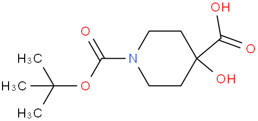 1-叔丁氧羰基氨基-4-羟基哌啶-4-甲酸