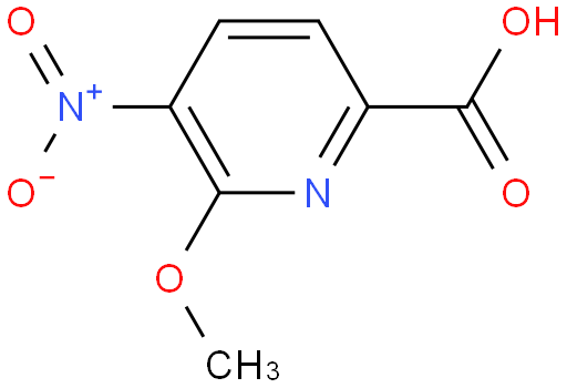 6-甲氧基-5-硝基-2-吡啶羧酸