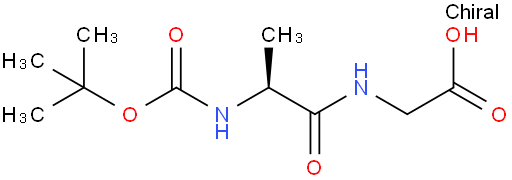 叔丁氧羰基-丙氨酰-甘氨酸