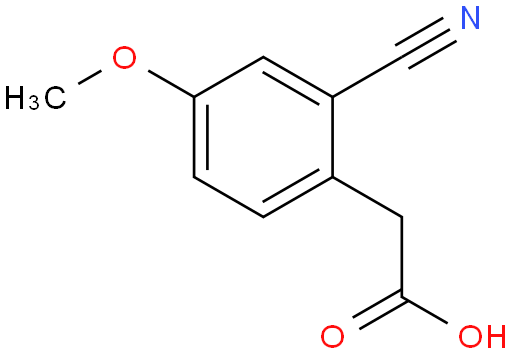 2-(2-氰基-4-甲氧基苯基)乙酸