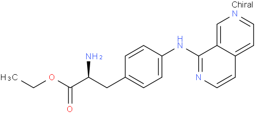 (S)-3-(4-((2,7-萘啶-1-基)氨基)苯基)-2-氨基丙酸乙酯