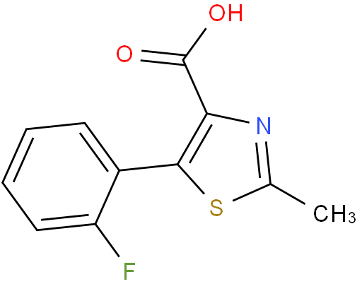 5-(2-氟苯基)-2-甲基噻唑-4-羧酸