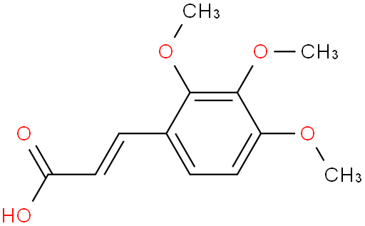 2,3,4-三甲氧基肉桂酸