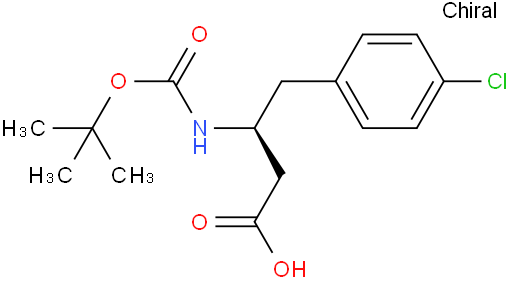 Boc-(S)-3-氨基-4-(4-氯苯基)丁酸
