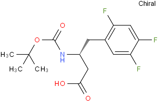 (R)-N-叔丁氧羰基-3-氨基-4-(2,4,5-三氟苯基)丁酸