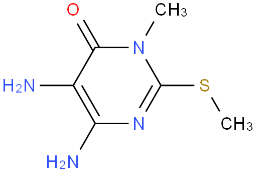 5,6-二氨基-3-甲基-2-(甲硫基)嘧啶-4(3H)-酮