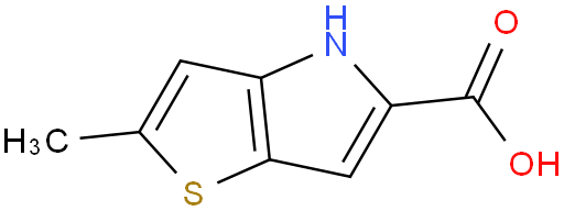 2-甲基-4H-噻吩并(3,2-B)吡咯-5-羧酸