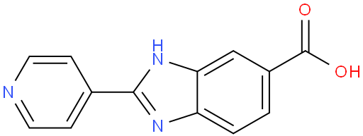 2-吡啶-4-基-3H-苯并咪唑-5-羧酸