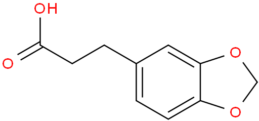 3-(3,4-亚甲二氧基苯基)丙酸
