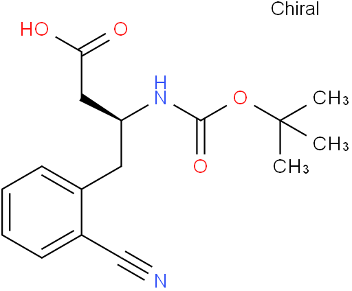 Boc-(S)-3-氨基-4-(2-氰基-苯基)-丁酸