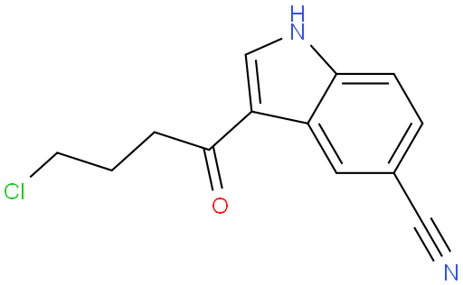 3-(4-氯-1-氧代丁基)-1H-吲哚-5-甲腈