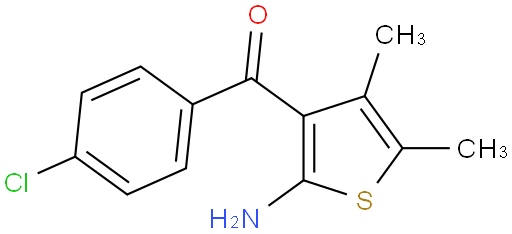 (2-氨基-4,5-二甲基-3-噻吩)(4-氯苯基)甲酮