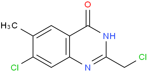 7-氯-2-(氯甲基)-6-甲基喹唑啉-4(3H)-酮