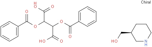 (S)-哌啶-3-基甲醇(2R,3R)-2,3-双(苯甲酰氧基)琥珀酸酯