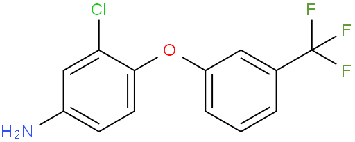 3-氯-4-(3-(三氟甲基)苯氧基)苯胺