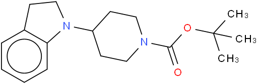 4-(2,3-二氢-1H-吲哚-1-基)哌啶-1-甲酸叔丁酯