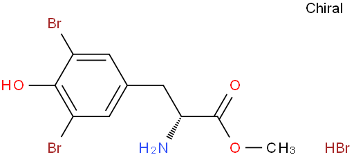 (R)-2-氨基-3-(3,5-二溴-4-羟基苯基)丙酸甲酯氢溴酸甲酯