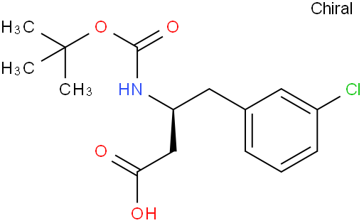 Boc-(S)-3-氨基-4-(3-氯苯基)丁酸