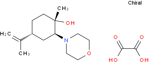 (1S,2S,4R)-1-甲基-2-吗啉代-4-(丙-1-烯-2-基)环己醇草酸盐