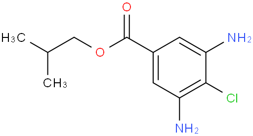 4-氯-3,5-二氨基苯甲酸异丁酯
