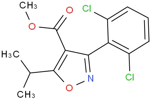 3-(2,6-二氯苯基)-5-异丙基异噁唑-4-甲酸甲酯