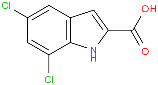 5,7-二氯吲哚-2-羧酸