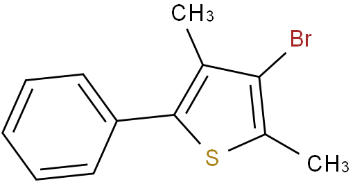 3-溴-2,4-二甲基-5-苯基噻吩