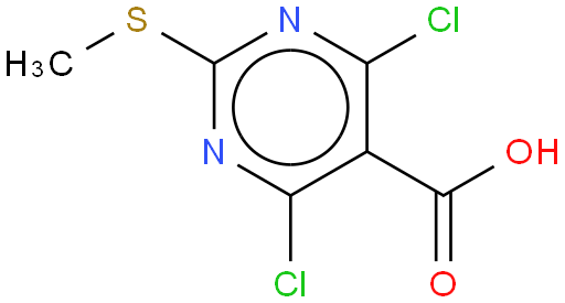 2-(甲硫基)-4,6-二氯嘧啶-5-甲酸