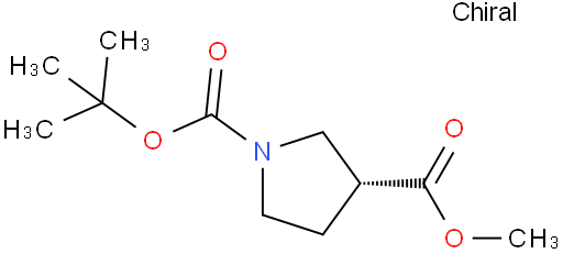 (R)-1-Boc-3-羧基吡咯烷甲酯
