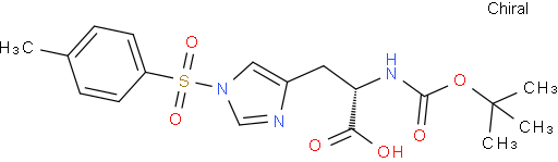 N-叔丁氧羰基-N(咪唑)-(4-甲基苯磺酰基)-L-组氨酸
