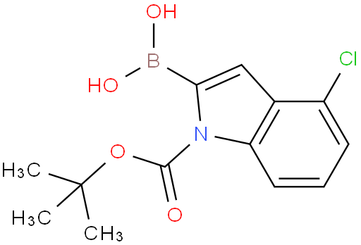 1-Boc-4-氯吲哚-2-硼酸