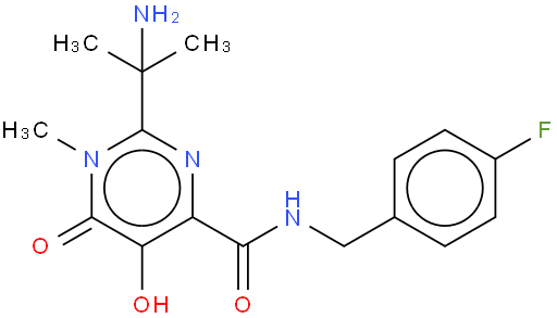 2-(1-氨基-1-甲基乙基)-N-[(4-氟苯基)甲基]-5-羟基-1-甲基-6-氧代-1,6-二氢嘧啶-4-甲酰胺