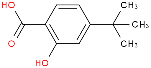 4-叔丁基-2-羟基苯甲酸