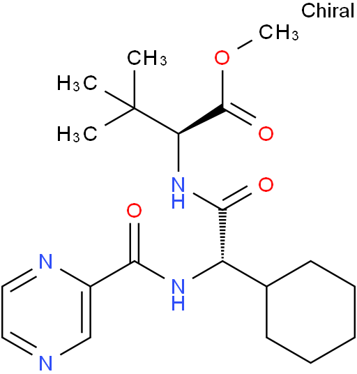 (2S)-2-环己基-N-(2-吡嗪基羰基)甘氨酰-3-甲基-L-缬氨酸甲酯