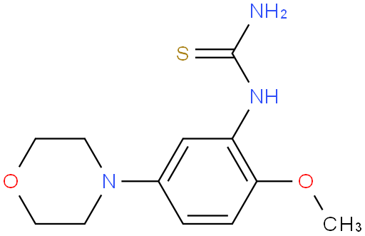 1-(2-甲氧基-5-吗啉代苯基)硫脲
