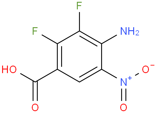 4-氨基-2,3-二氟-5-硝基苯甲酸