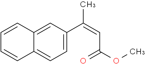 (Z)-3-(萘-2-基)丁-2-烯酸甲酯
