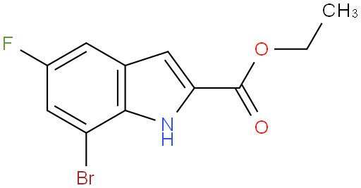 7-溴-5-氟-1H-吲哚-2-羧酸乙酯